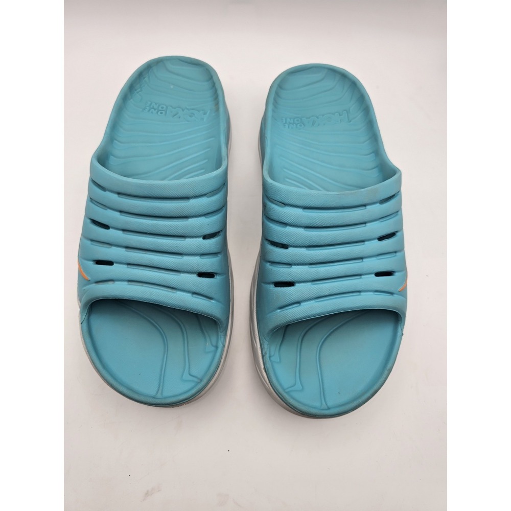 Hoka One One Ora Recovery Sandals Mens Size 10 Slide Slip On Blue Shoes